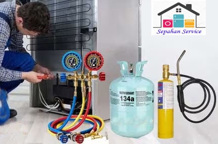 سرد نکردن یخچال سامسونگ به دلیل نشتی گاز