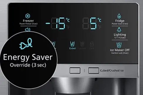 علامت دوشاخه در یخچال سامسونگ